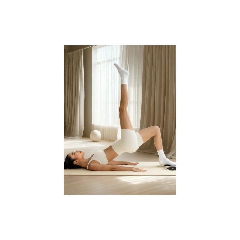 BetterMe Deslizadores para Pilates – Deslizadores de Doble Cara