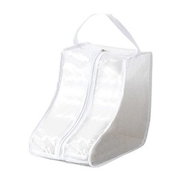 QUINTRA Boot Storage Bag Shoe Cover Boots Protective Travel Shoe Bag Stuff Organiser, White, S, Oriental