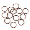 HDSupplies - 200 anillos de 4 mm, cobre envejecido, calibre