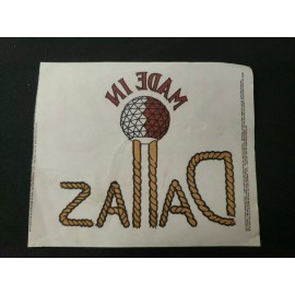 Vintag Made in Dallas Texas Iron On Transfer Unused New Old Stock