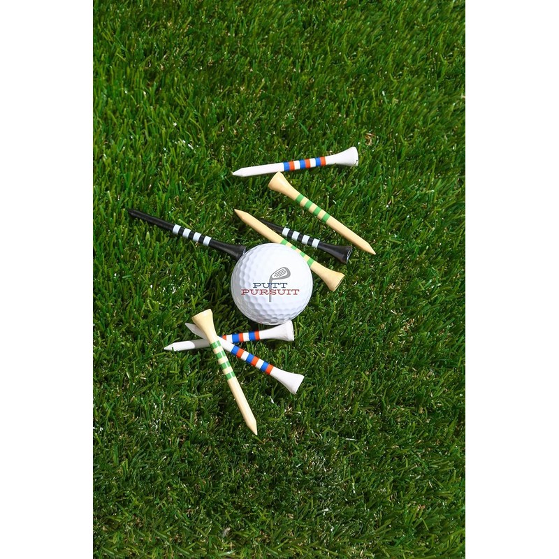 Putt Pursuit 7cm/ 70 mm Golf Tees (25 Pack) -