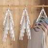 Folding Hangers Plastic Anti Slip Multifunctional Portable Travel Hangers Clothes