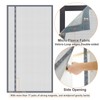 Risareyi Side Opening Magnetic Screen Door in Fiberglass 36x96inch, Grey