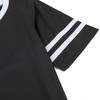 Pullonsy Black American Football Jerseys for Men Women Adult Unisex