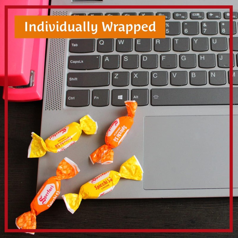 Sperlari Spicchi Su Citrus Orange & Lemon Wedges Hard Candy
