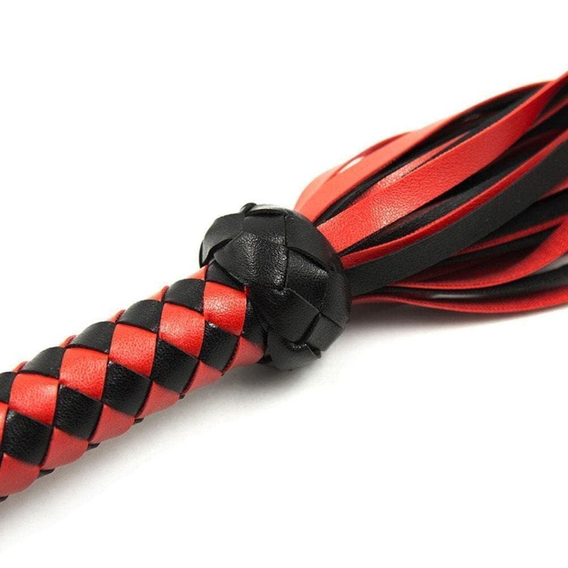 SUNGOOYUE Artificial Leather Horse Riding Whip for Horse Training Crop