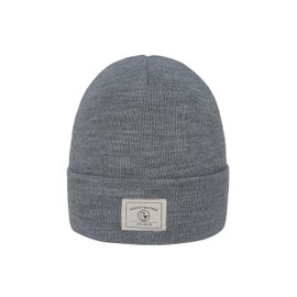 SCHIETWETTER Accessory Unisex Knitted Captain Hook Beanie Fine Knit Winter Hat for Women Men Plain, grey melange