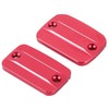Front Brake Clutch Cylinder Fluid Reservoir Cap Cover Fit for