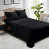 Rohi Black Super King Flat Sheet Microfibre – Ultra-Soft, Durable,