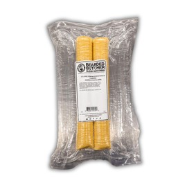 Bearded Butchers 32mm Clear Smoked Sausage Casings – Edible Collagen Casings for Up to 25 lbs of Meat – Ideal for Smoked Sausage, Bratwurst, or Dinner Links – Edible, Durable, Ready to Use