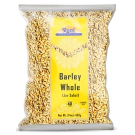 Rani Barley (Jav) Whole With Husk (Non-hulled) 14oz (400g) ~ All Natural | Vegan | NON-GMO | Kosher | Indian Origin