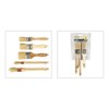 Cogex Pro 58044 Paint Brushes with Wooden Handle Set of
