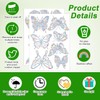 4 Sheets Anti Collision Window Clings, Rainbow Reflection Window Sticker