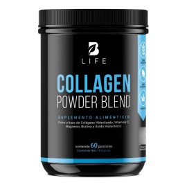 Colágeno Hidrolizado B-Life 60 Tomas | Con Biotina | Fortalece Piel, Cabello y Articulaciones | Sabor Natural