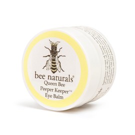 Bee Naturals Queen Bee Best Eye Balm Peeper Keeper - Natural Eye Balm with Vitamin E & 10 Oils - Reduces Crow's Feet, Wrinkles & Fine Lines - Moisturizing Skincare