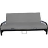 D&D Futon Furniture Futon Covers, Mattress Slipcovers, Polyester Poplin (Gray,
