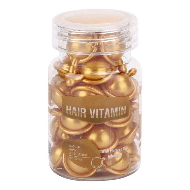 Cuidado Del Cabello Vitamina Cápsulas Hidratante Anti Frizz