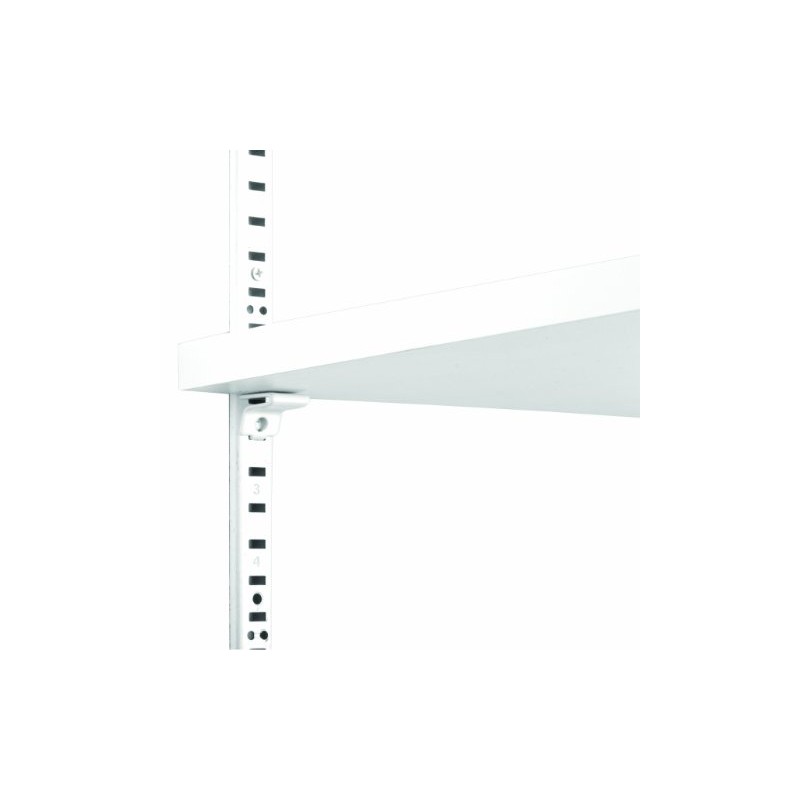 Knape & Vogt White Pilaster Clip and Screws