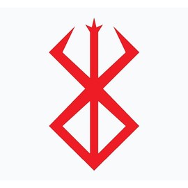 Berserk Brand of Sacrifice Sticker Die Cut Decal Self Adhesive Vinyl Bumper Sticker Vinyl Sticker Car Truck Decal 5"