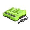 Greenworks 24V 4A Dual Slot Charger - CAG817