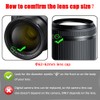 Center Pinched Lens Cap for Nikkor Z 50-250mm Lens for