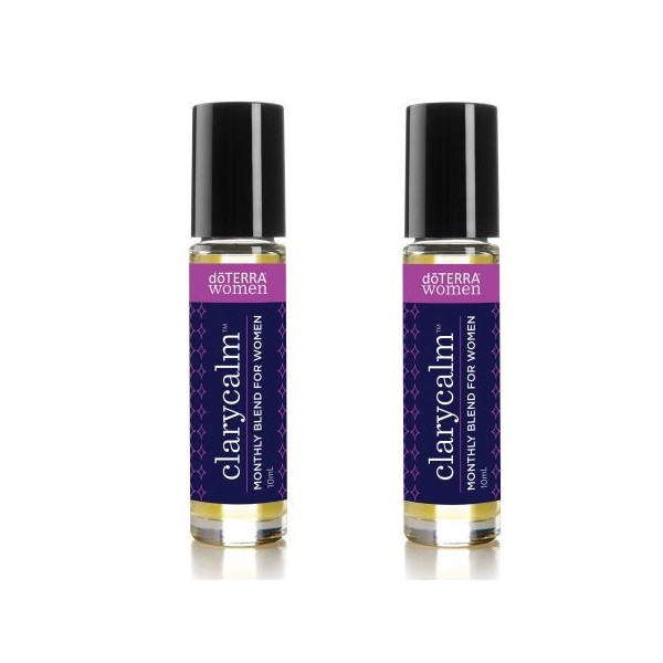 doTERRA Clary Calm Essential Oil Monthly Blend for Women 10 mL (2 Pack)
