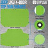 Coverspec JK Sun Shade Top Compatible with Jeep Wrangler 4