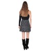 TRENDYOL Women's R Floral Pattern Knitted Skirt, black