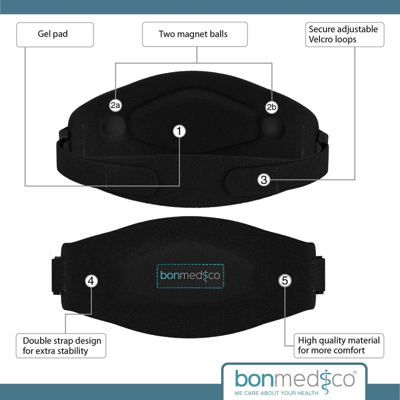 bonmedico Teno Elbow Support Brace for Men & Women Black