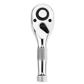 Gasea Stubby Ratchet Wrench, 1/2" Drive Mini Ratchet Handle, 72-Tooth Quick-Release Reversible Ratchet Socket Wrench