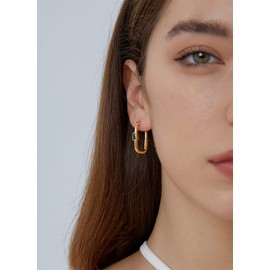 Green Cubic Zirconia Huggie Gold Hoop Earrings for Women Dangle Drop Lightweight CZ Minimalist Top Clip 14K Gold Filled Hypoallergenic Simple Trendy Dainty Earrings Jewelry Gifts