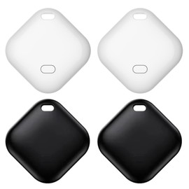 Key Finder, Wallet Tracker Works with Apple Find My (iOS only), Bluetooth Luggage Tracker and Item Locator for Keys, Bags, Replaceable Batteries