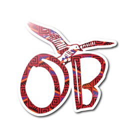 Darknalia - OB Ocean Beach San Diego Vinyl Sticker | Poncho Style ((3.1 x 3 in))