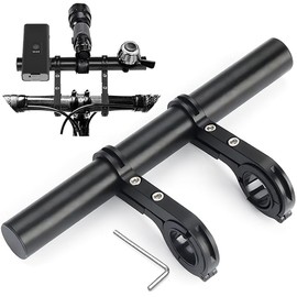 Eyech Bicycle Handlebar Extender,7.9'' Multifunctional Aluminum Alloy Extension Mount for Bicycle Accessories