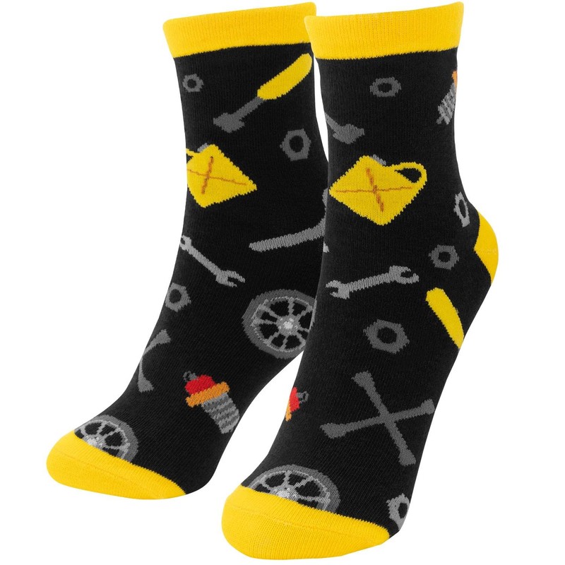 GRUSS & CO Socks Set with "Gib Gas" Motif, Gift