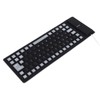 Silicone Keyboard Fully Sealed Design Lightweight Portable Silent Soft Comfortable