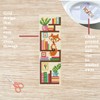 FREEBLOSS 6 Set Cross Stitch Bookmark Kits Fox Bookshelf Pattern