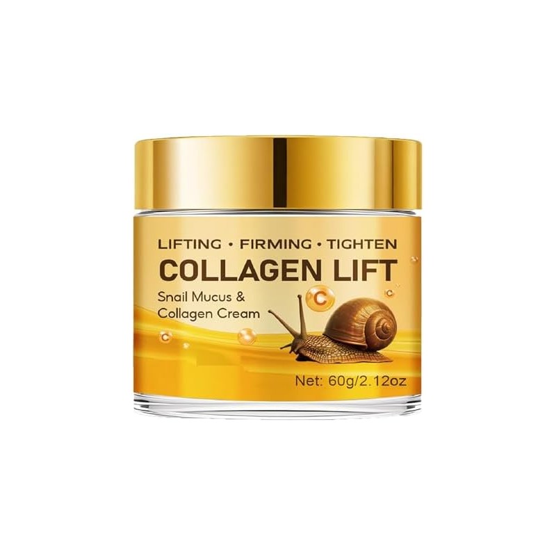Crema de colágeno con moco de caracol – Hidratación profunda