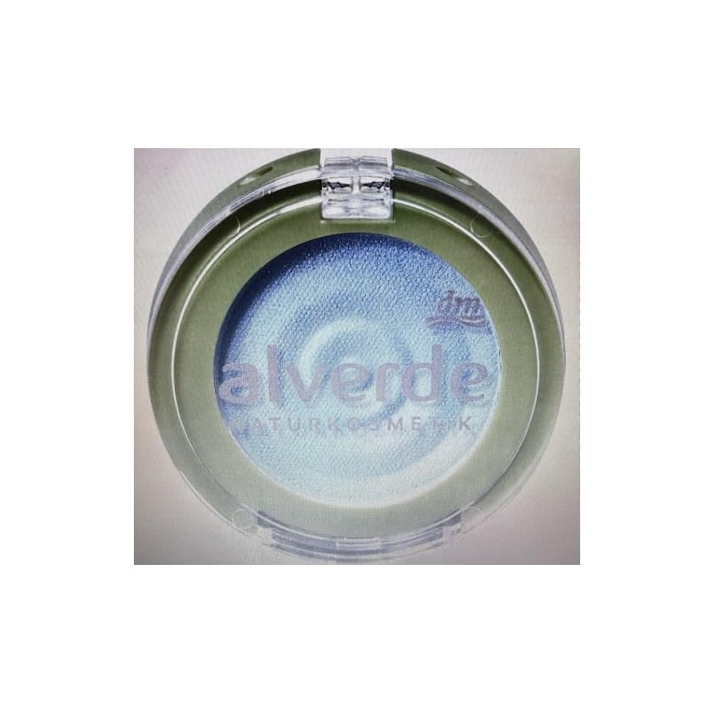 alverde Natural Cosmetics Eye Shadow Mono 12 Aquatic Blue, 1.5