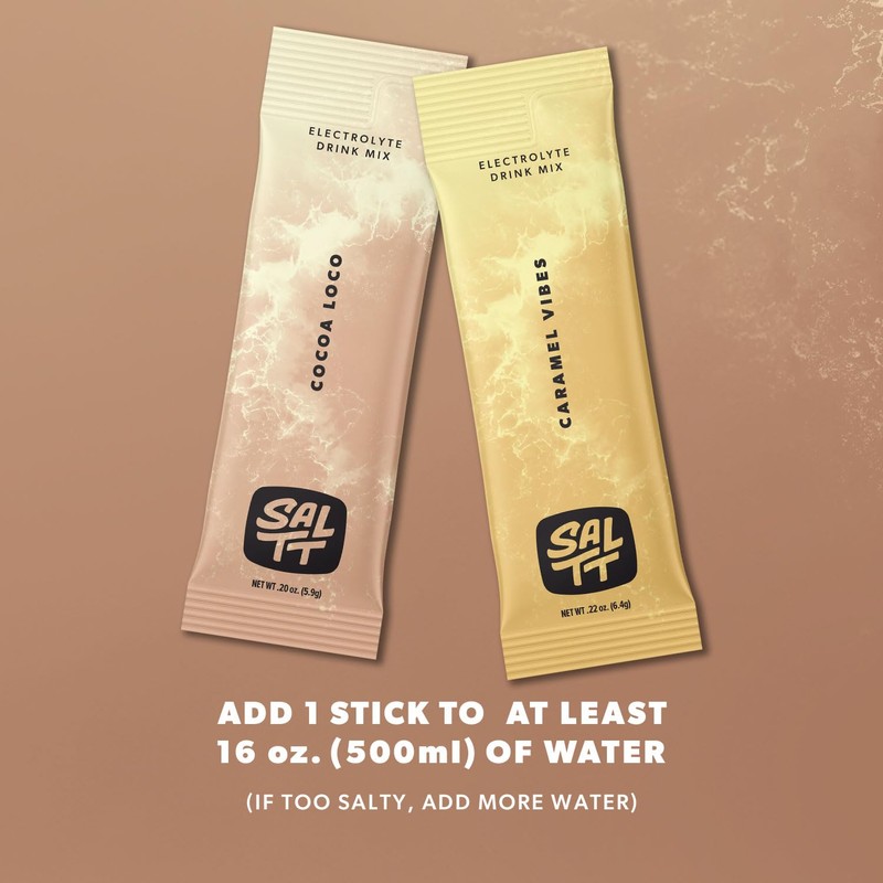 Keto Chow SALTT Electrolytes Powder Flavored Drink Mix - Chocolate