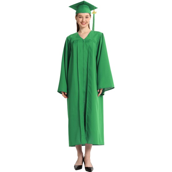 Grad HAGO Unisex Graduation Cap and Gown Tassel Set with