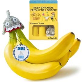 NANA HATS Banana Freshness Preserver, Keep Bananas Fresh Longer, Ideal for Organic Bananas, Innovative Banana Holder for Home Use, Extend Freshness of Your Fruit, AS SEEN ON SHARK TANK, Shark