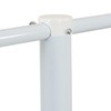 Household Essentials Mega Outdoor Clothesline Single T-Post, White