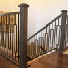 10 Pack Wrought Iron Balusters Set, LMYYGOO Iron Balusters for