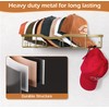 KEETDY Metal Hat Organizer for Baseball Caps Wall Hat Rack