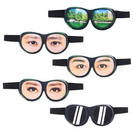 GLEAVI Sleep Travel Organizer Bag Silk Eye Disguise Blindfold Adult Eye Shade Cover Adult Rest Eye Funny Eye Women Glasses