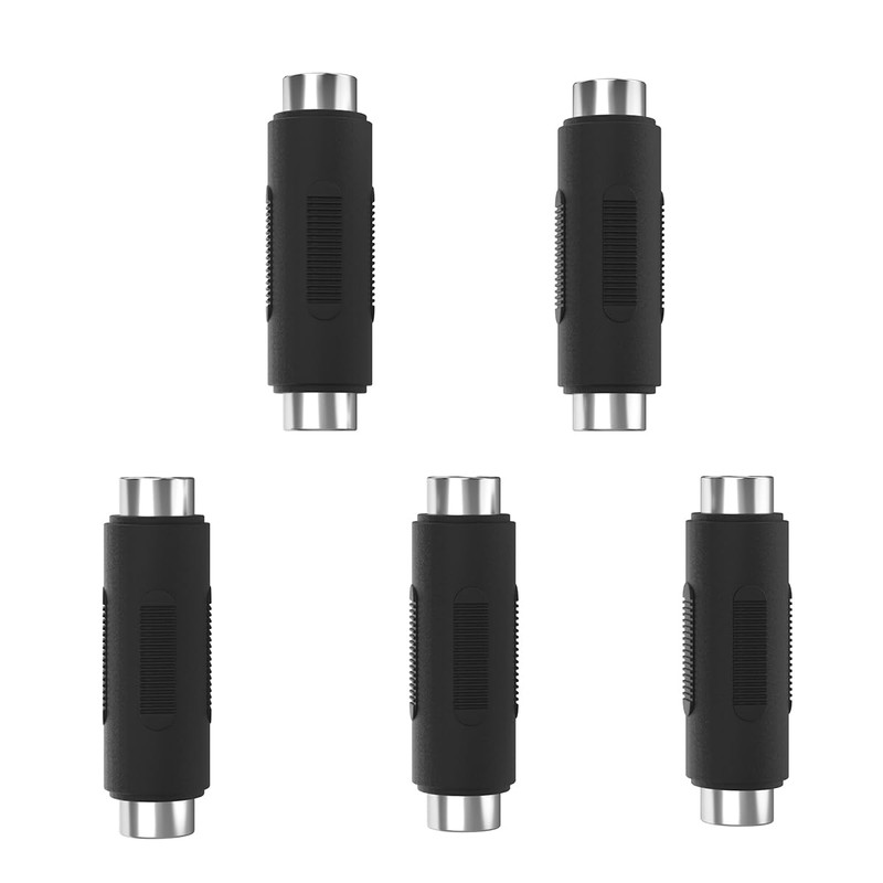 5pcs DC5521 DC Power Connector Adapter, 5.5mm x 2.1mm, Female