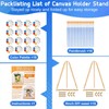 16 Pack 9 Inch Wood Tabletop Easel Canvas Stand Bulk