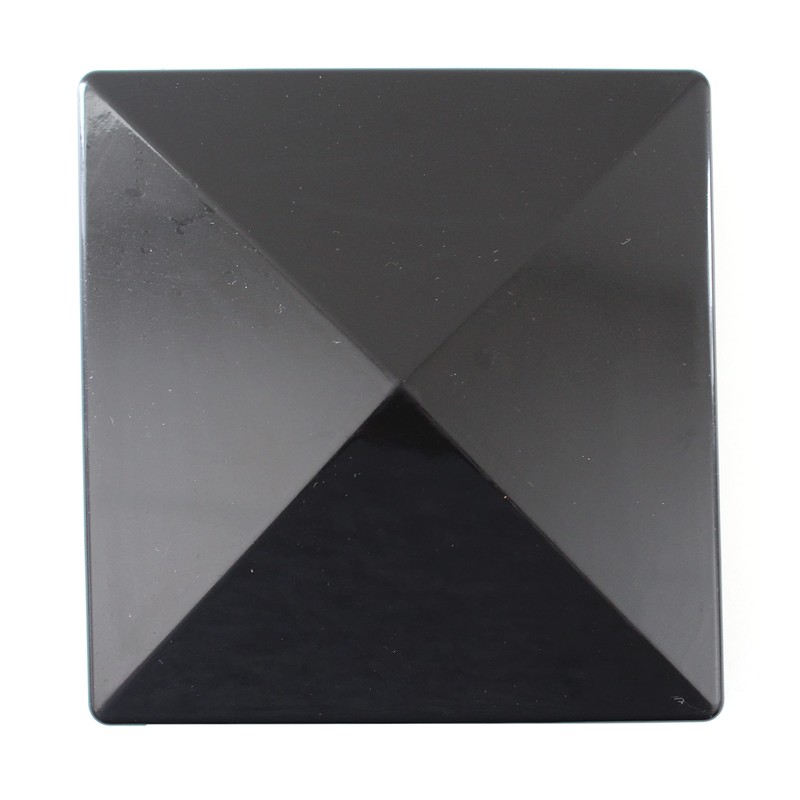 True 5x5 (127mm x 127mm) Plastic Pyramid Vinyl Fence Post