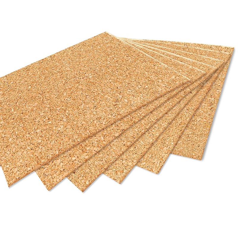 VViViD Adhesive-Backed Natural Cork 9” inch x 10” inch Sheets,